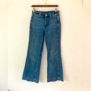J.Crew wide legged jeans